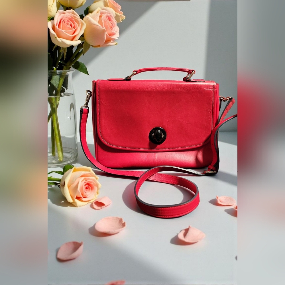 Joseph & Stacey Red leather Document Bag